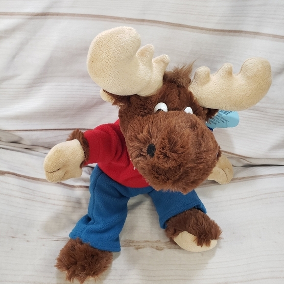 Moose International Tommy Moose Plush Stuffed Toy Vintage 12 Inch 1988 - Picture 2 of 14